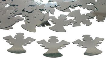 Silver Angel Confetti by the pound or packet